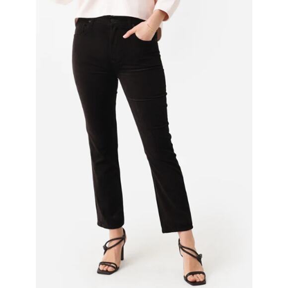 Citizens Of Humanity Denim - CITIZEN OF HUMANITY Jolene Velvet Jeans 28 Black High Rise Vintage Slim NWOT